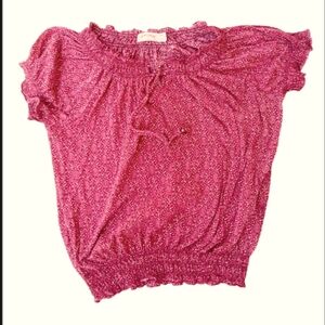 Faded Glory Short Sleeved Blouse • Size Small🍁